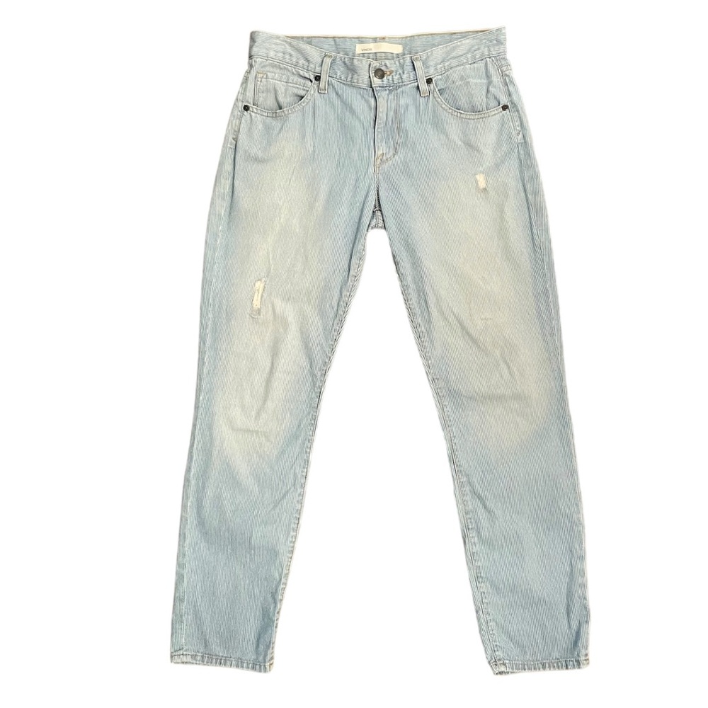 Vince Trouser Drop jeans pants in “Train Wreck” engineer pinstripes Size: 27